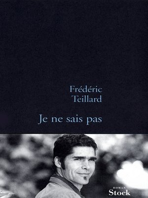 cover image of Je ne sais pas
